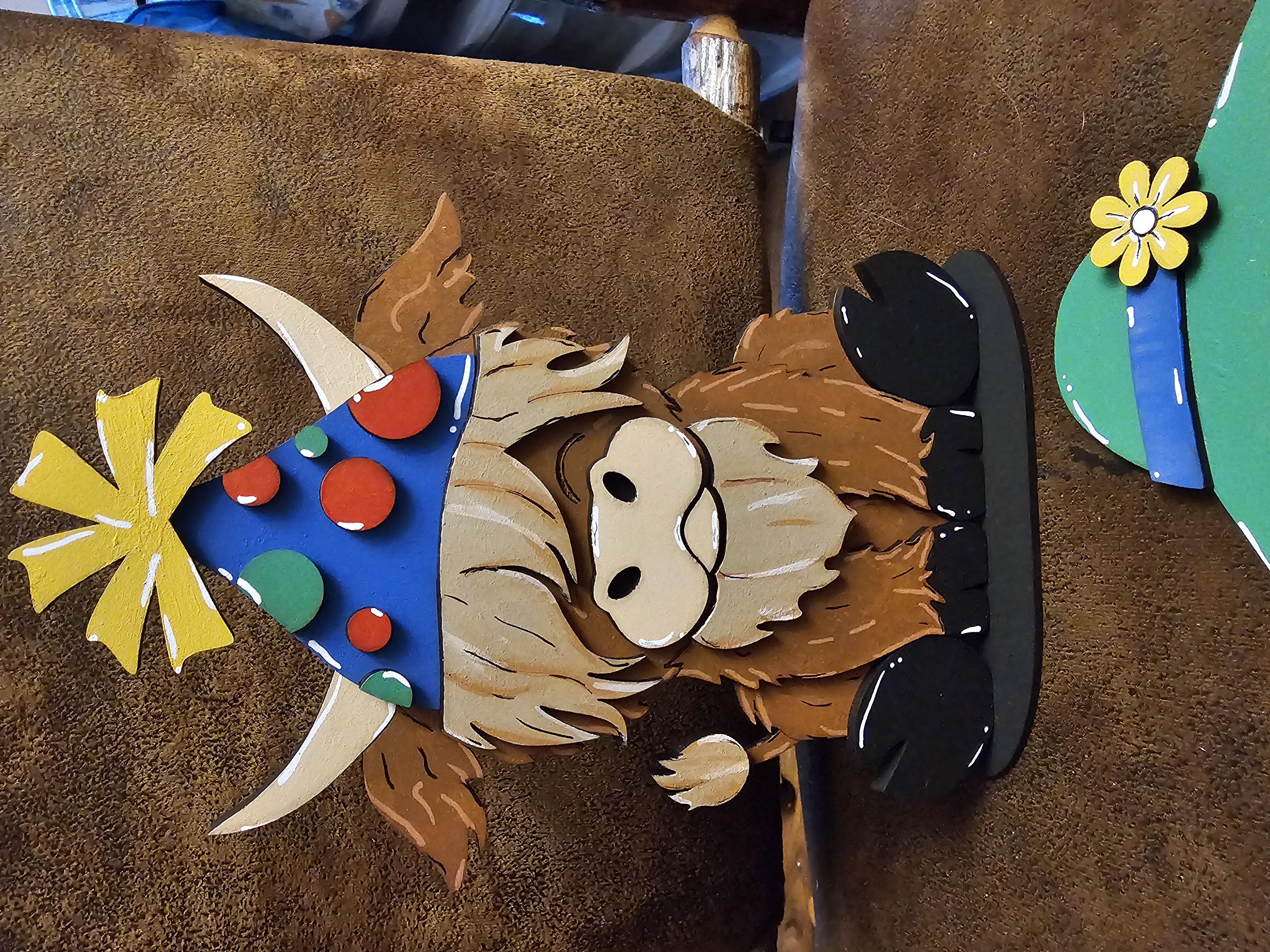 Interchangeable Hat Highland Cow 