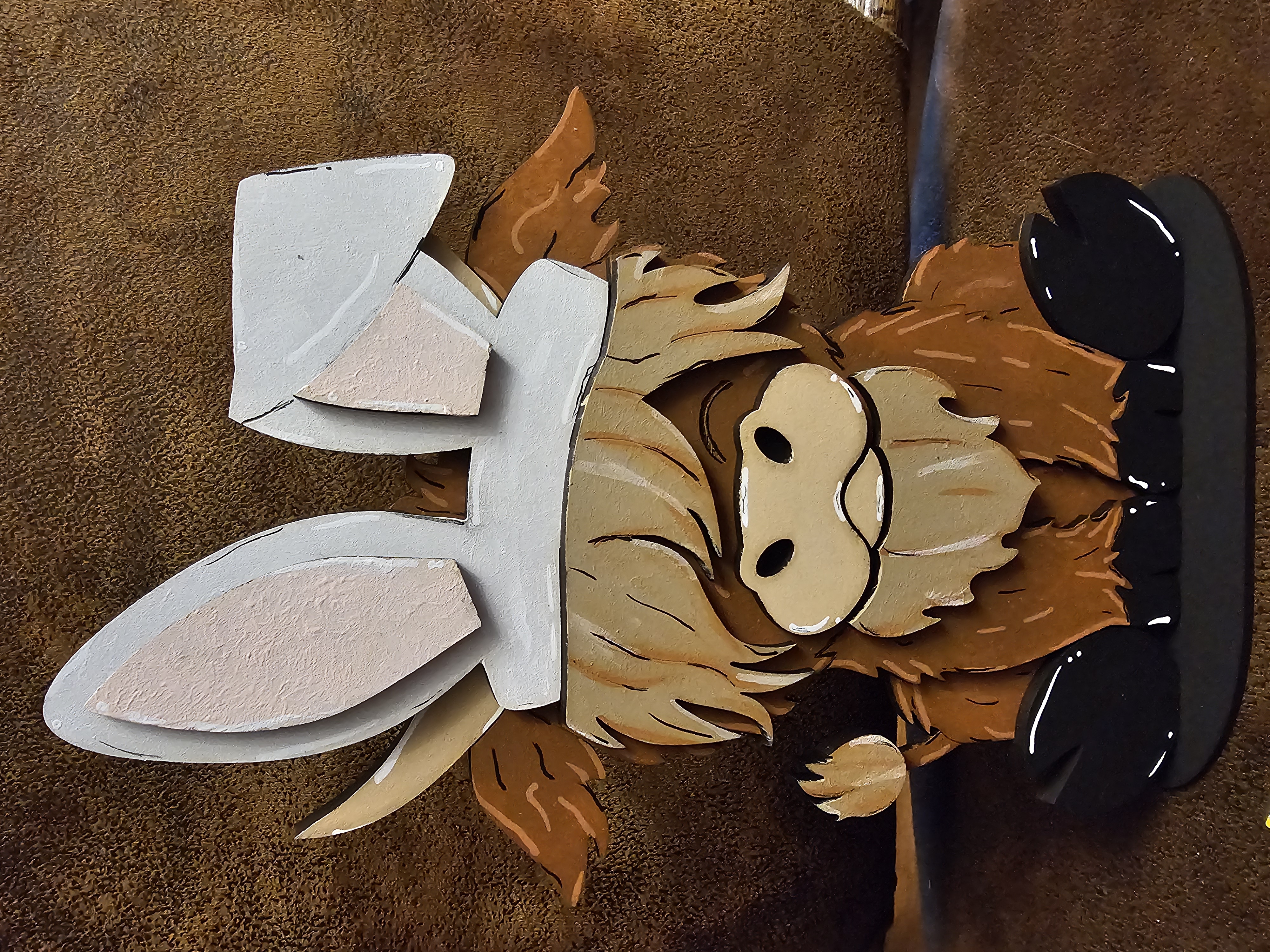 Interchangeable Hat Highland Cow 