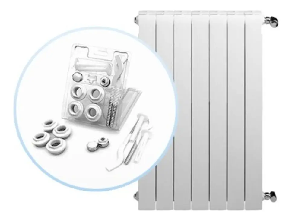 Elemento De Radiador Pluss 600 Elemento P/calefacción + Kit