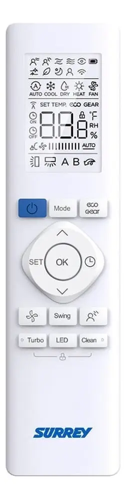 Aire Acondicionado Split Surrey Inverter Smart 4500 Fg Frío Calor Wi-Fi