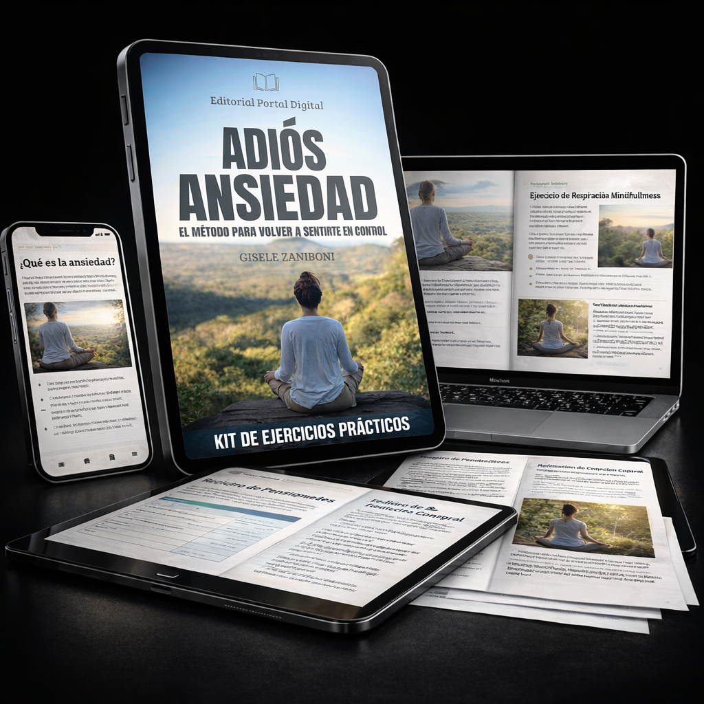 Adiós Ansiedad: Método Práctico para Calmar tu Mente y Dejar de Sobrepensar