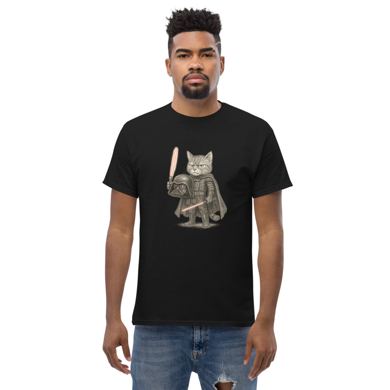 Unisex classic tee Darth Kitty -The Snack Strikes Back