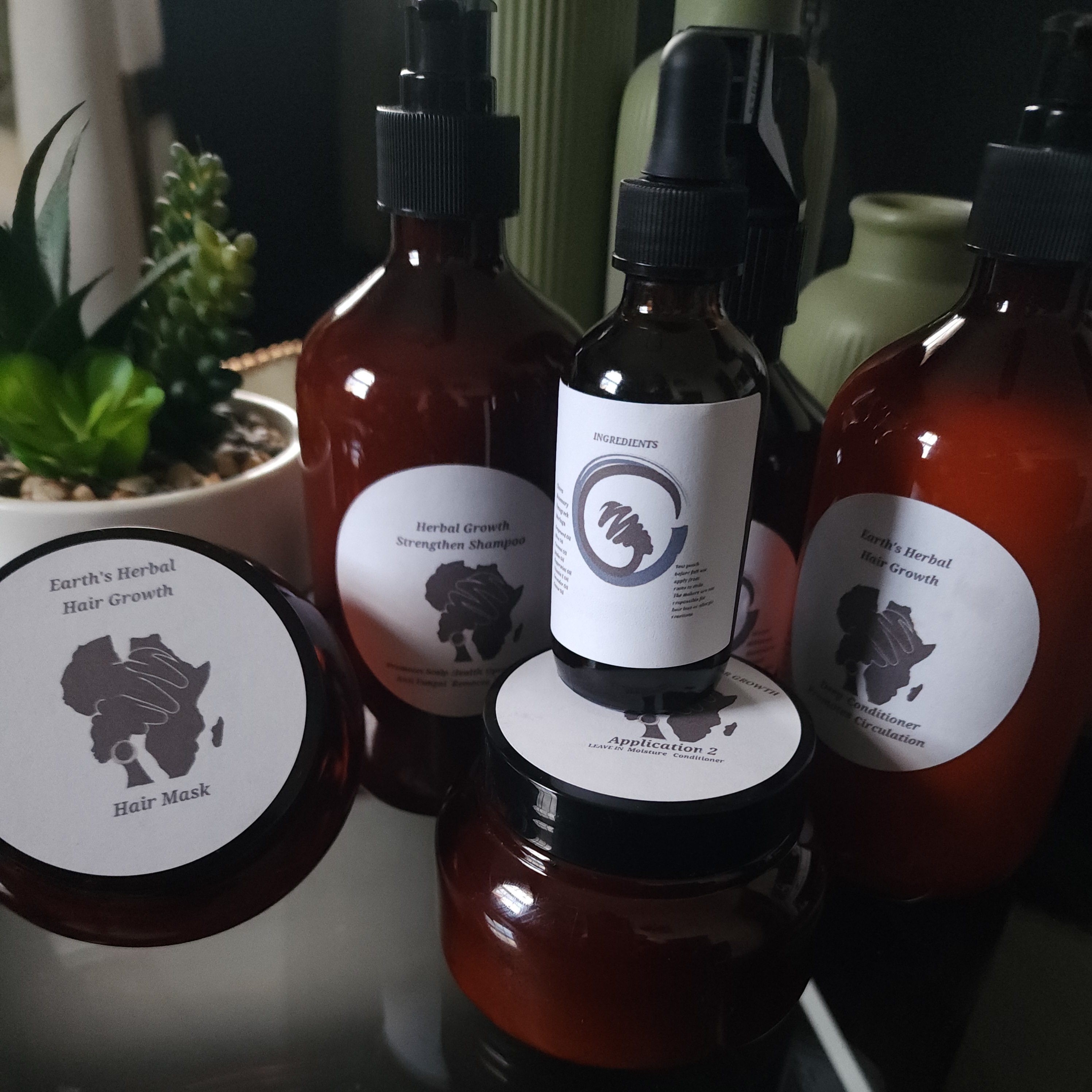 Earth's Herbal Hair Growth Set