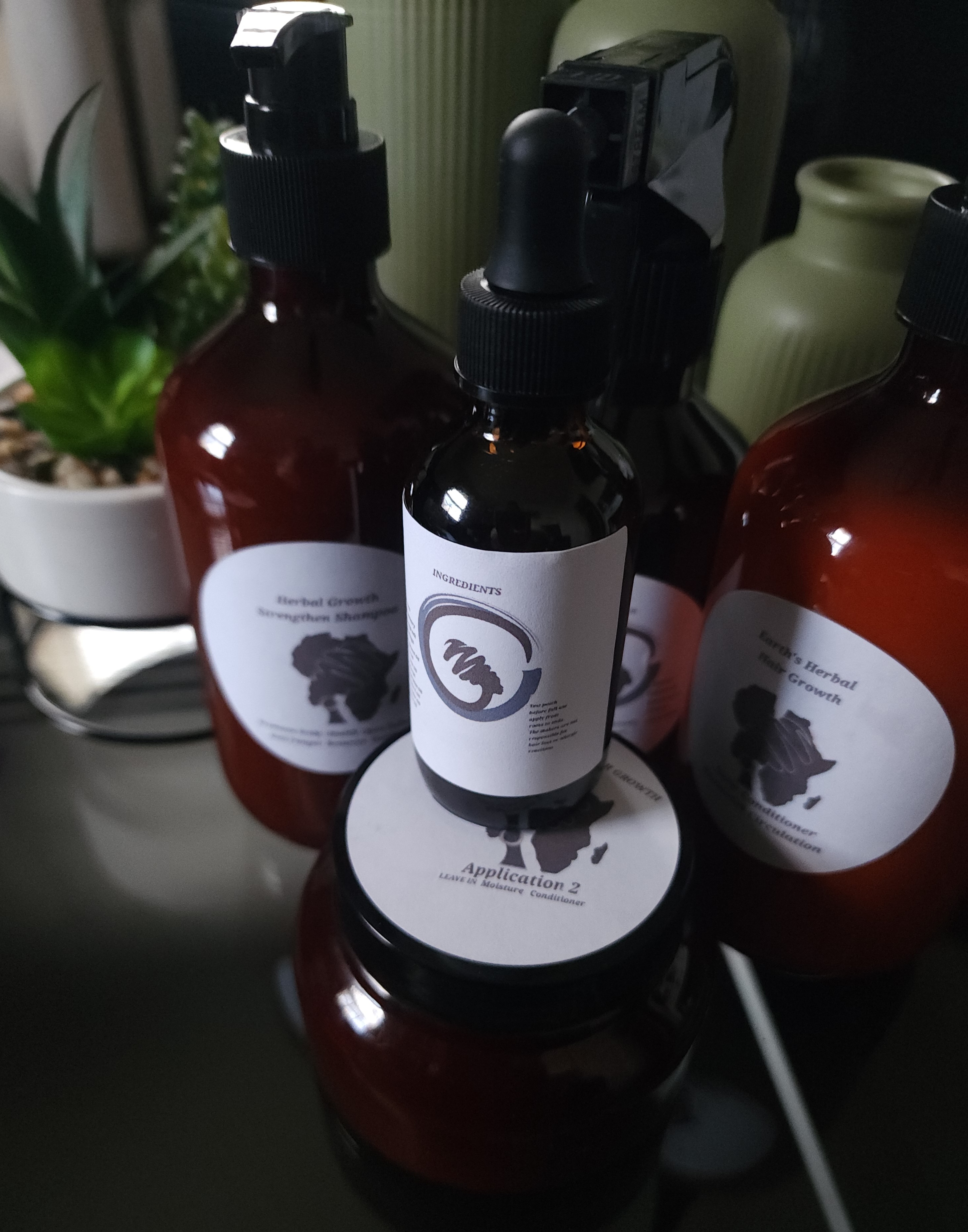 Natural Hair Care Set of 5