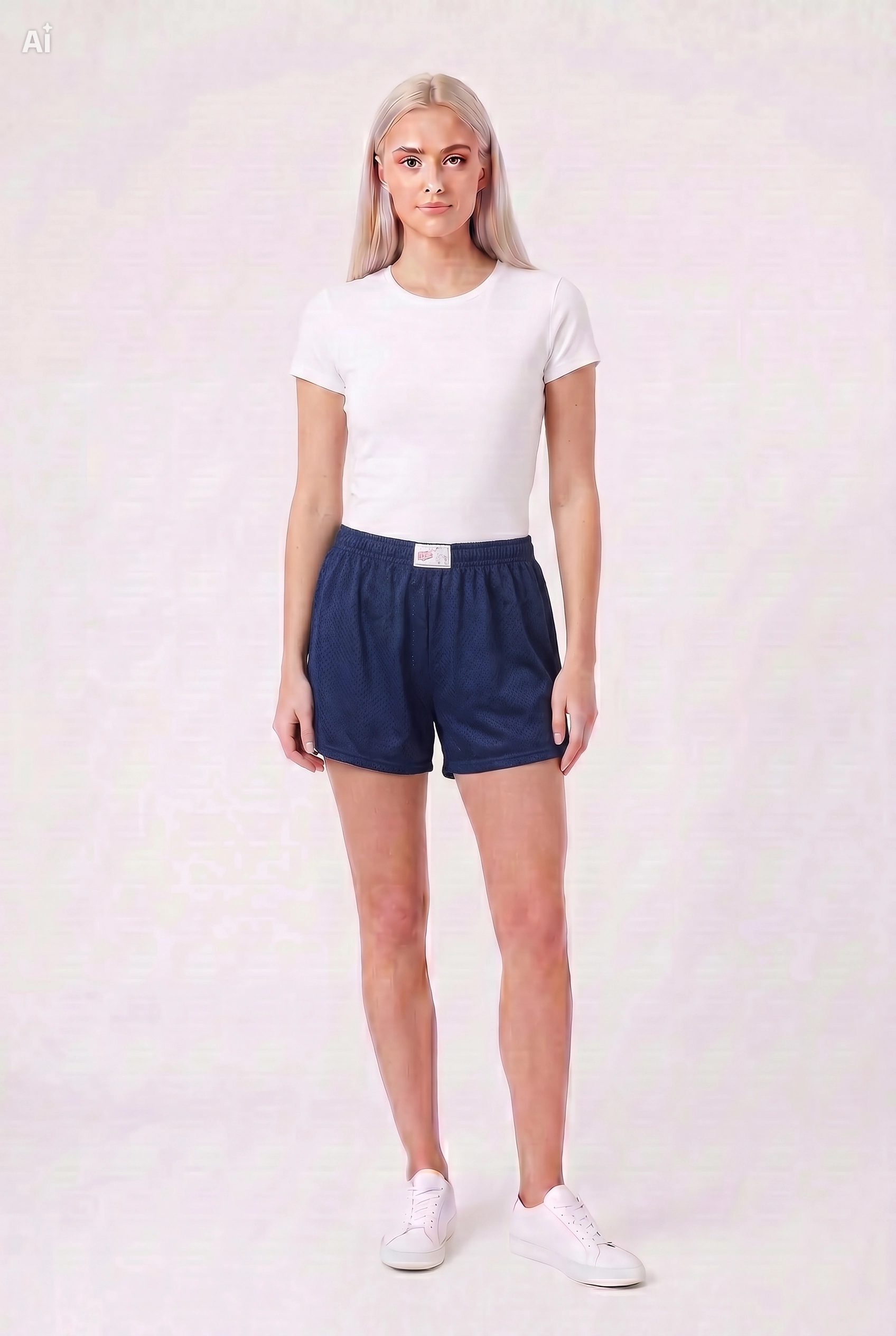Shorts deportivos azul marino  SOFEE TALLA S