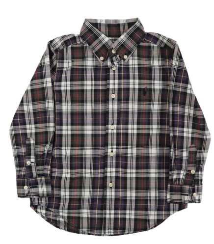 Camisa de cuadros manga larga Talla 8