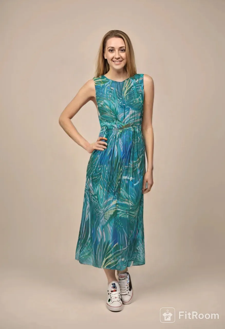 Vestido largo tropical Talla S