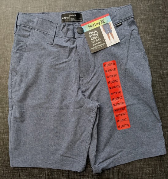 Shorts Hurley Juvenil Talla 10-12