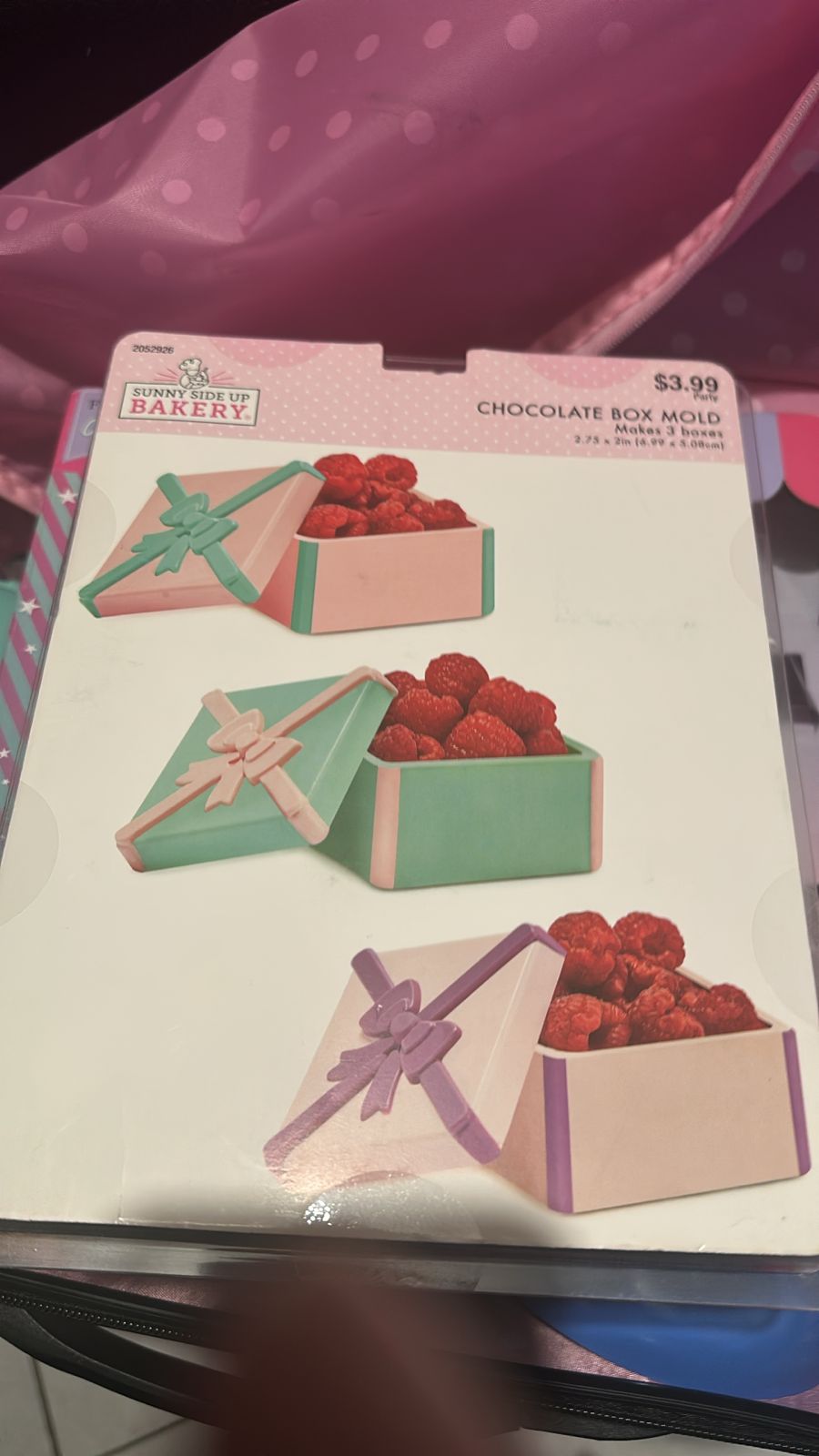 Molde para caja de chocolate