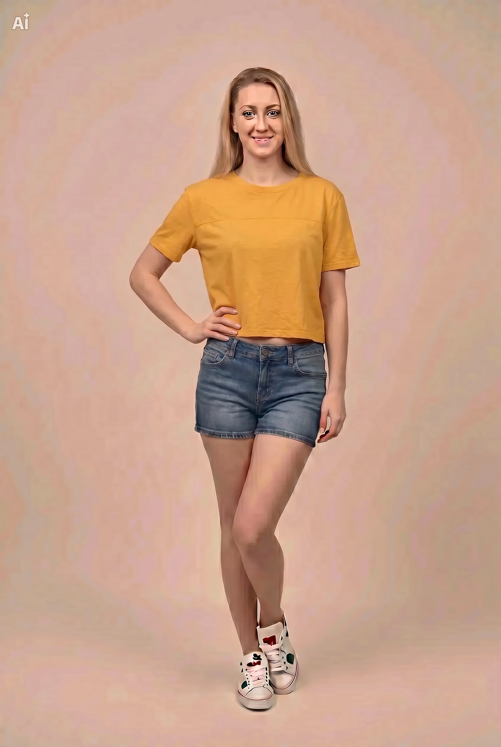 Playera casual amarilla FOREVER 21 TALLA M