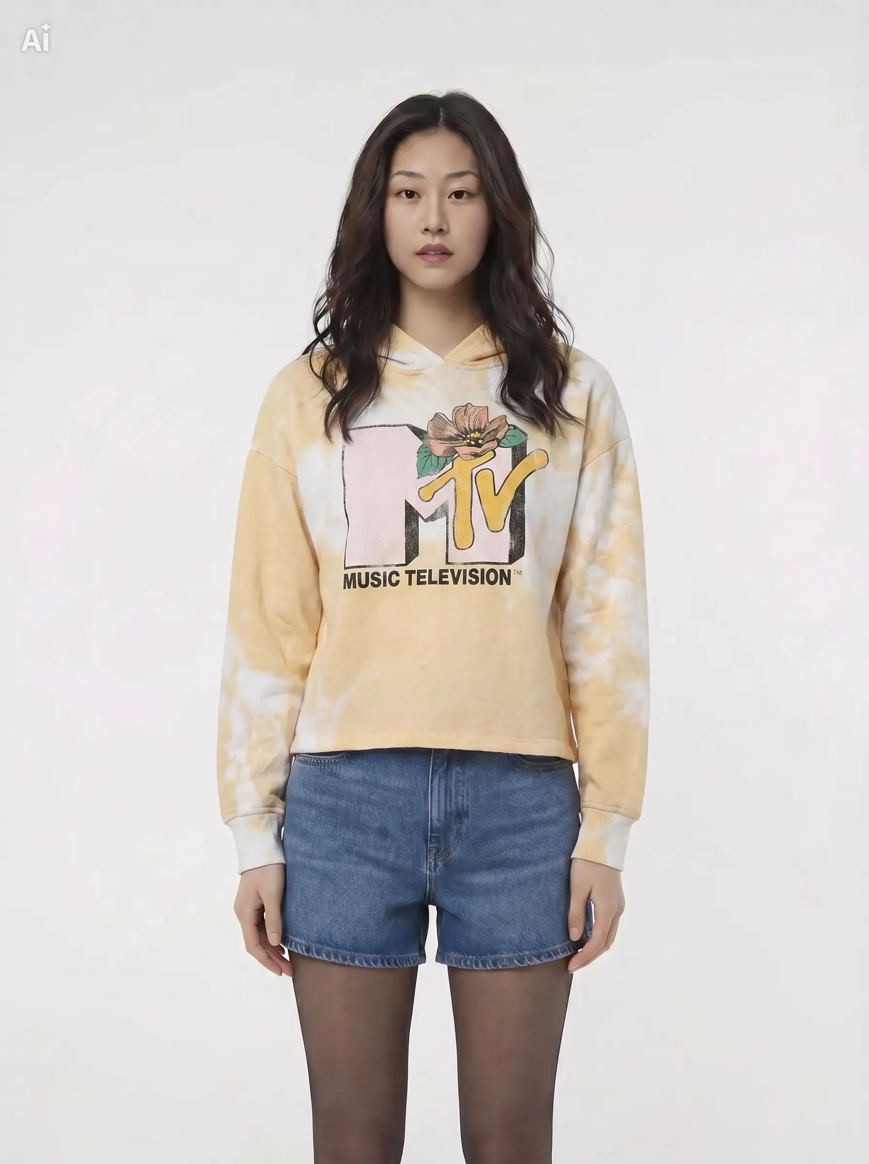 Sudadera MTV Tie-Dye Talla 14 niña