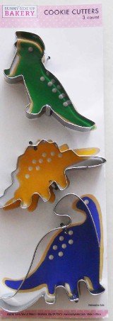 Cortadores de galletas dinosaurio
