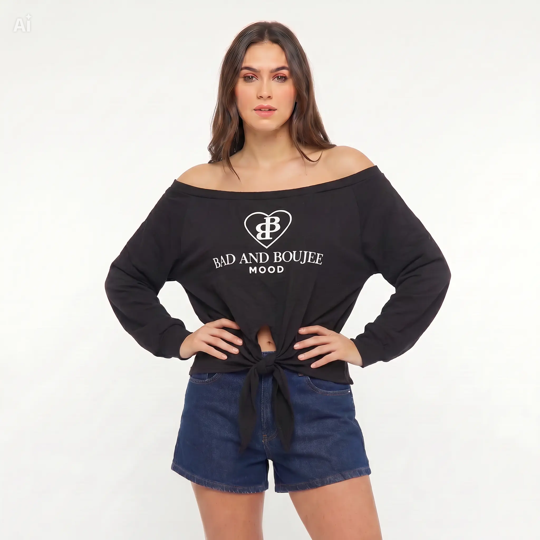 Sudadera Bad and Boujee Mood Talla XL amplia