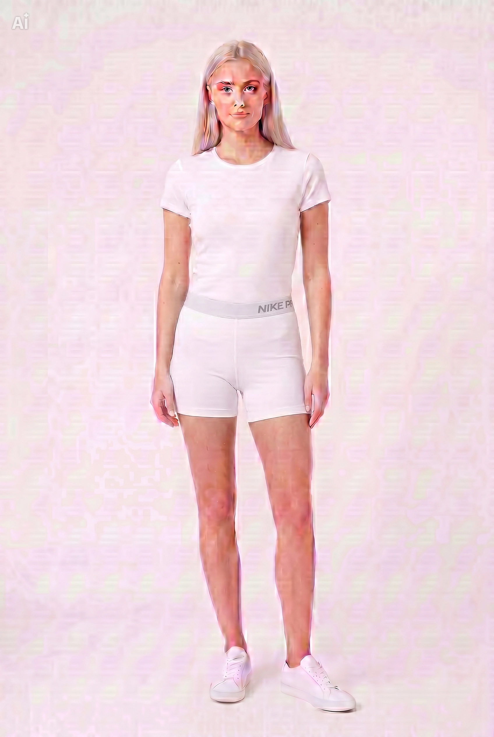 Licra Deportiva Blanco Mujer Talla S NIKE DRY FIT