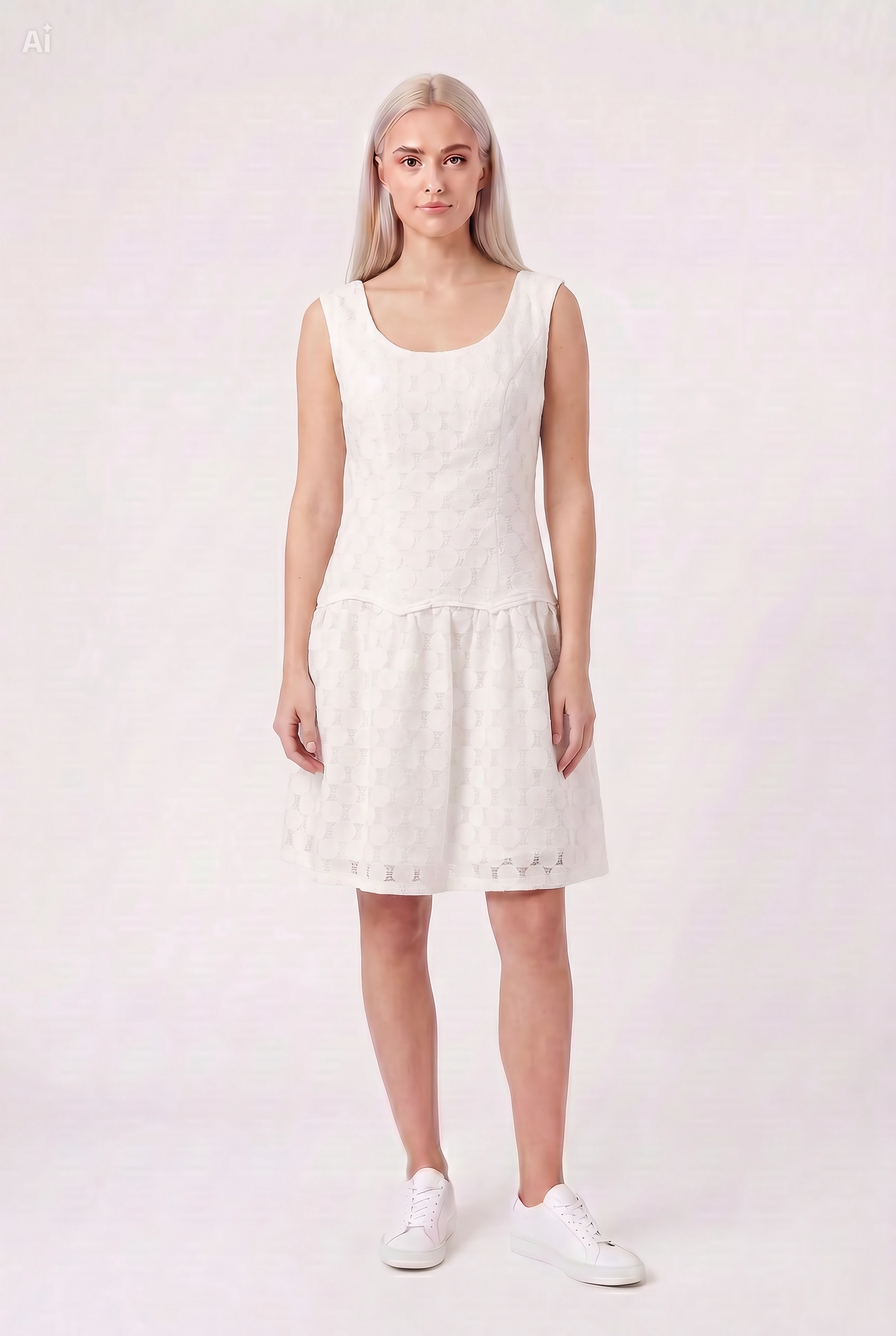 Vestido blanco casual