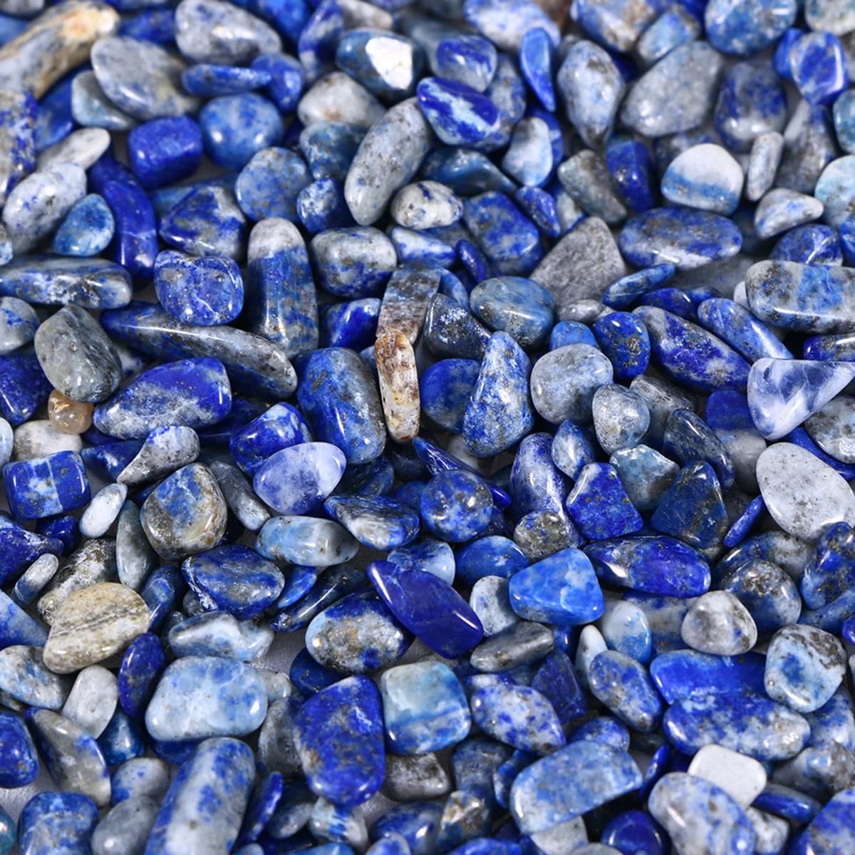 Natural Lapis Lazuli Crystal Chips (3–12mm) – Deep Blue Gemstone Chips