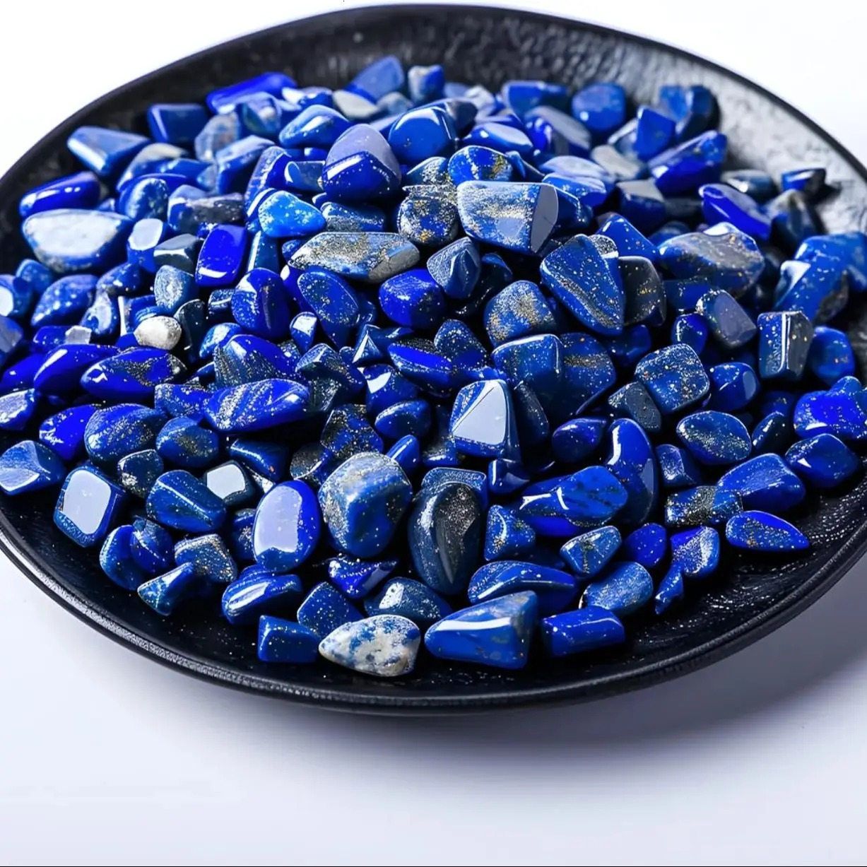 Natural Lapis Lazuli Crystal Chips (3–12mm) – Deep Blue Gemstone Chips