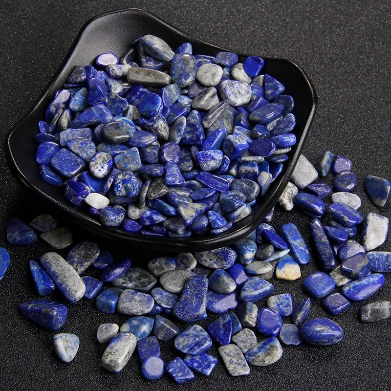Natural Lapis Lazuli Crystal Chips (3–12mm) – Deep Blue Gemstone Chips