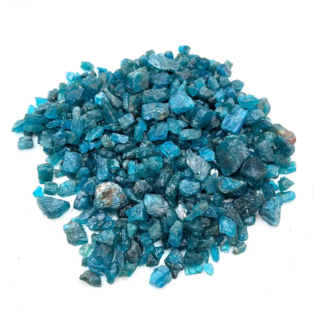 Natural Blue Apatite Crystal Chips – Raw Healing Stones