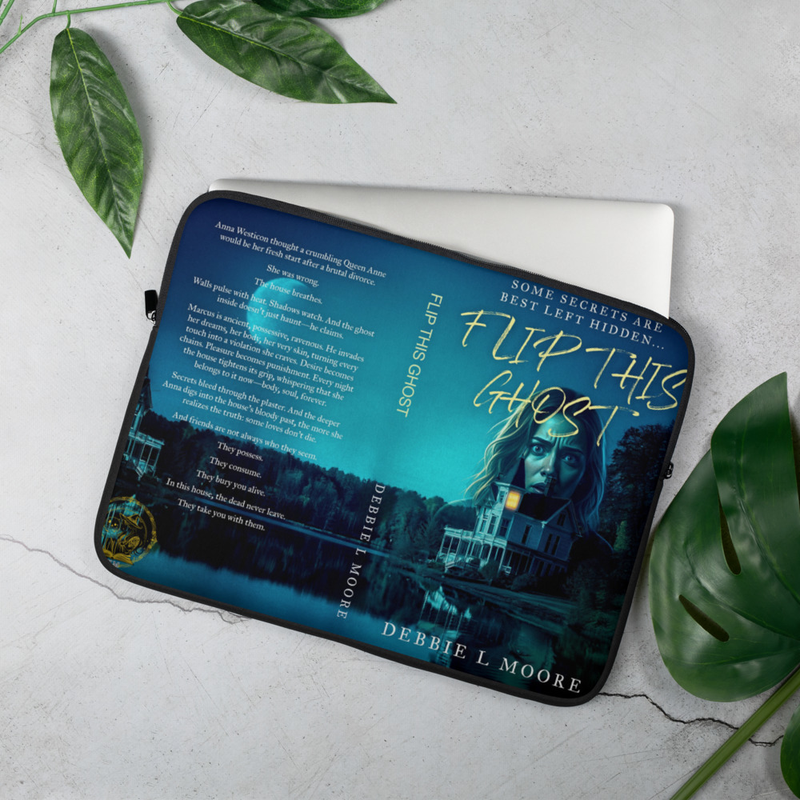 Flip This Ghost Laptop Sleeve