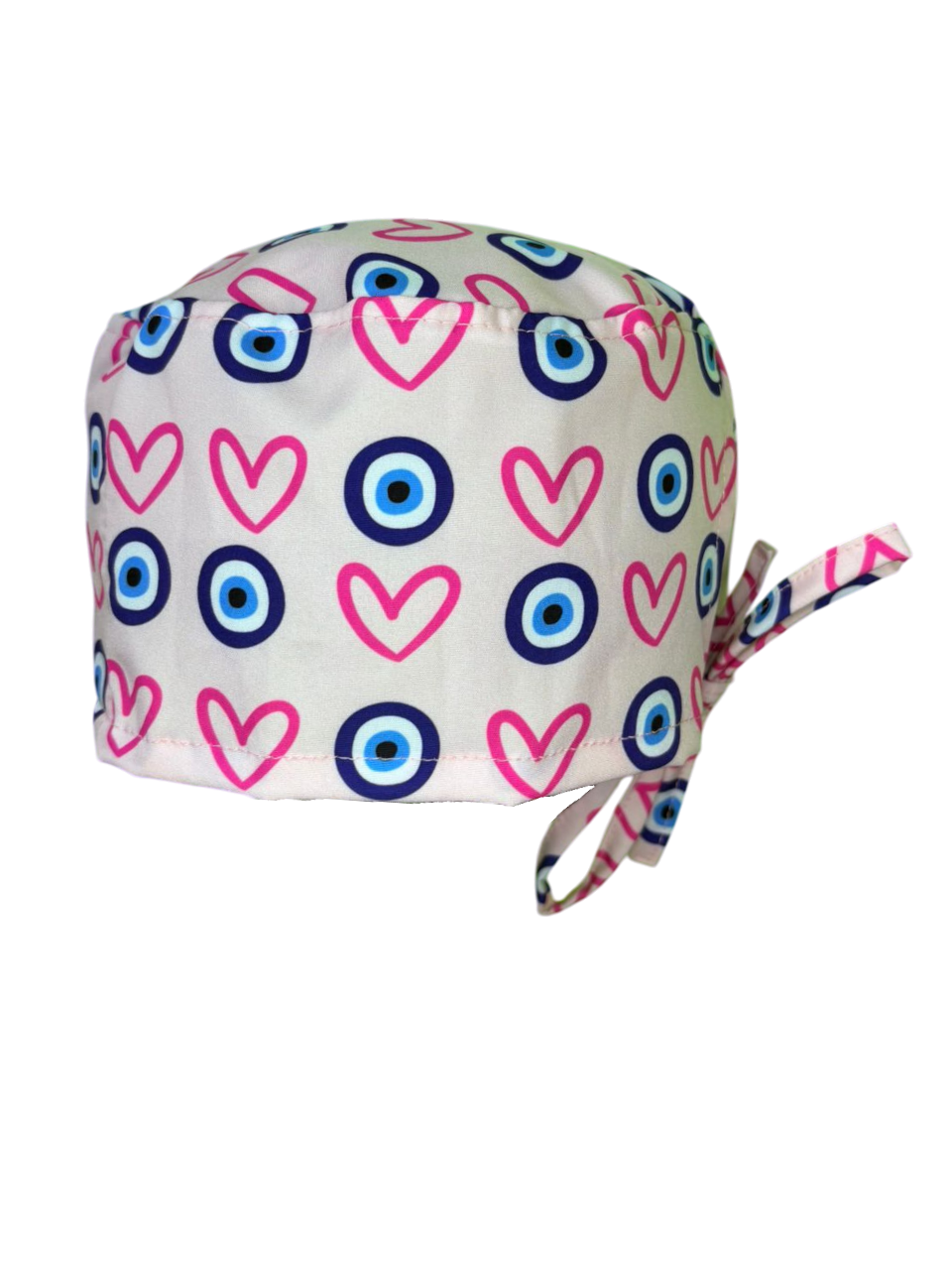 Gorro Quirúrgico de Corazones y Ojos