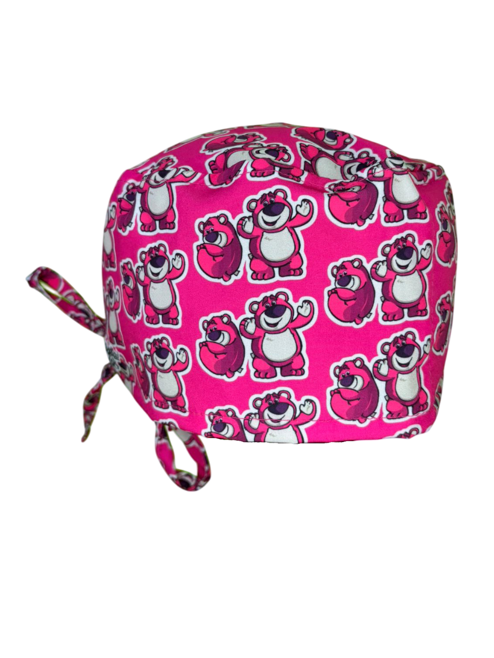 Gorro quirúrgico rosa de ositos
