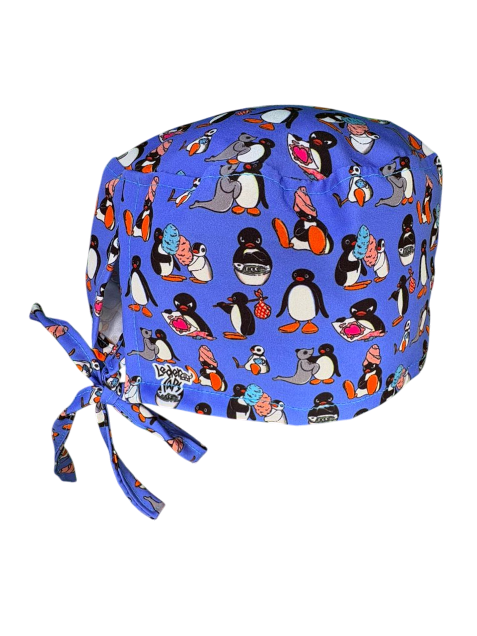 Gorro quirúrgico de pingüinos