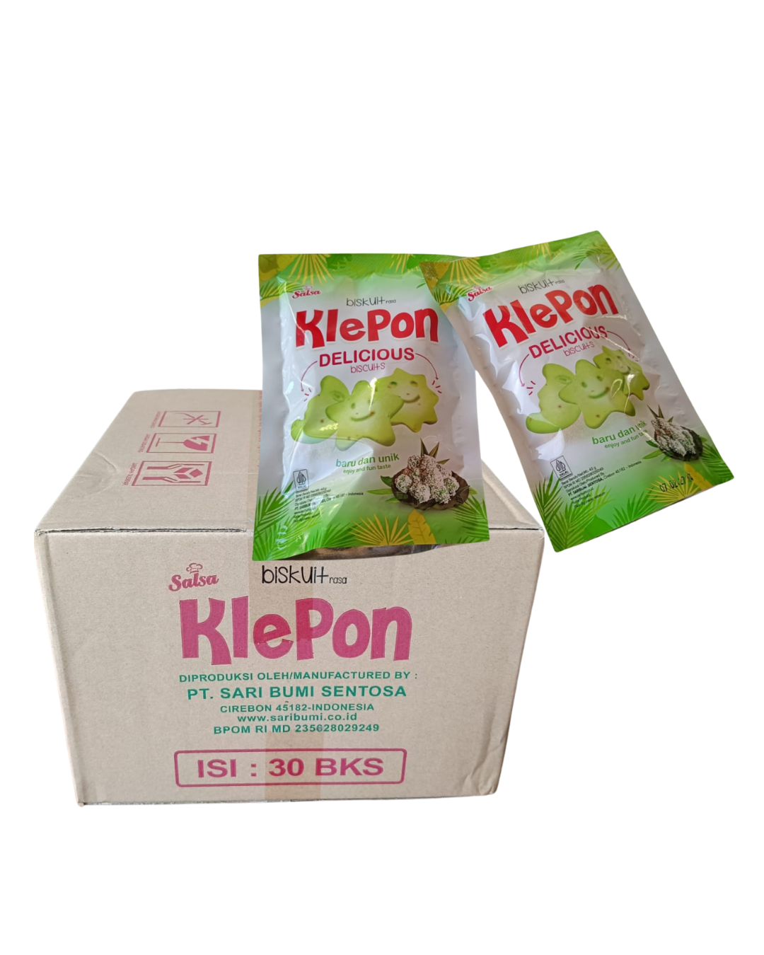 Biskuit Klepon Salsa 1 Karton @ 30 pcs 