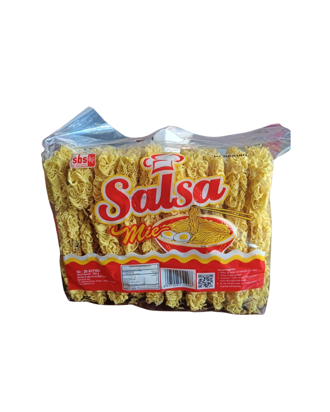 Mie Telur Kering Salsa 1 Bal @ 30 pcs