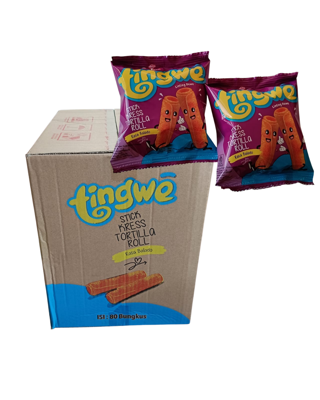 Tingwe Stick Kress Tortilla Roll 1 Katon @ 80 pcs