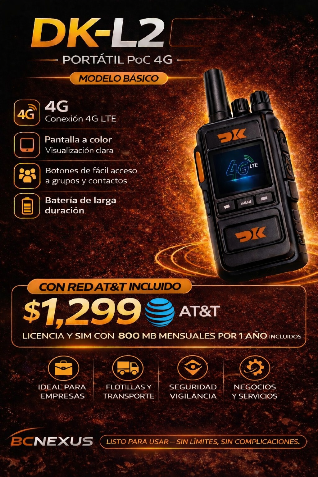 Radio DK-L2 4G LTE PoC