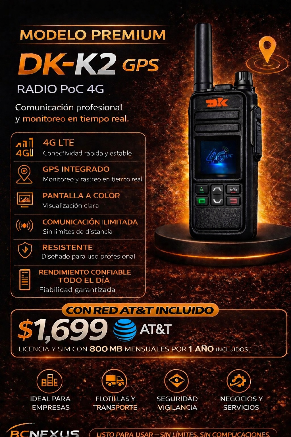 Radio DK-K2 GPS 4G