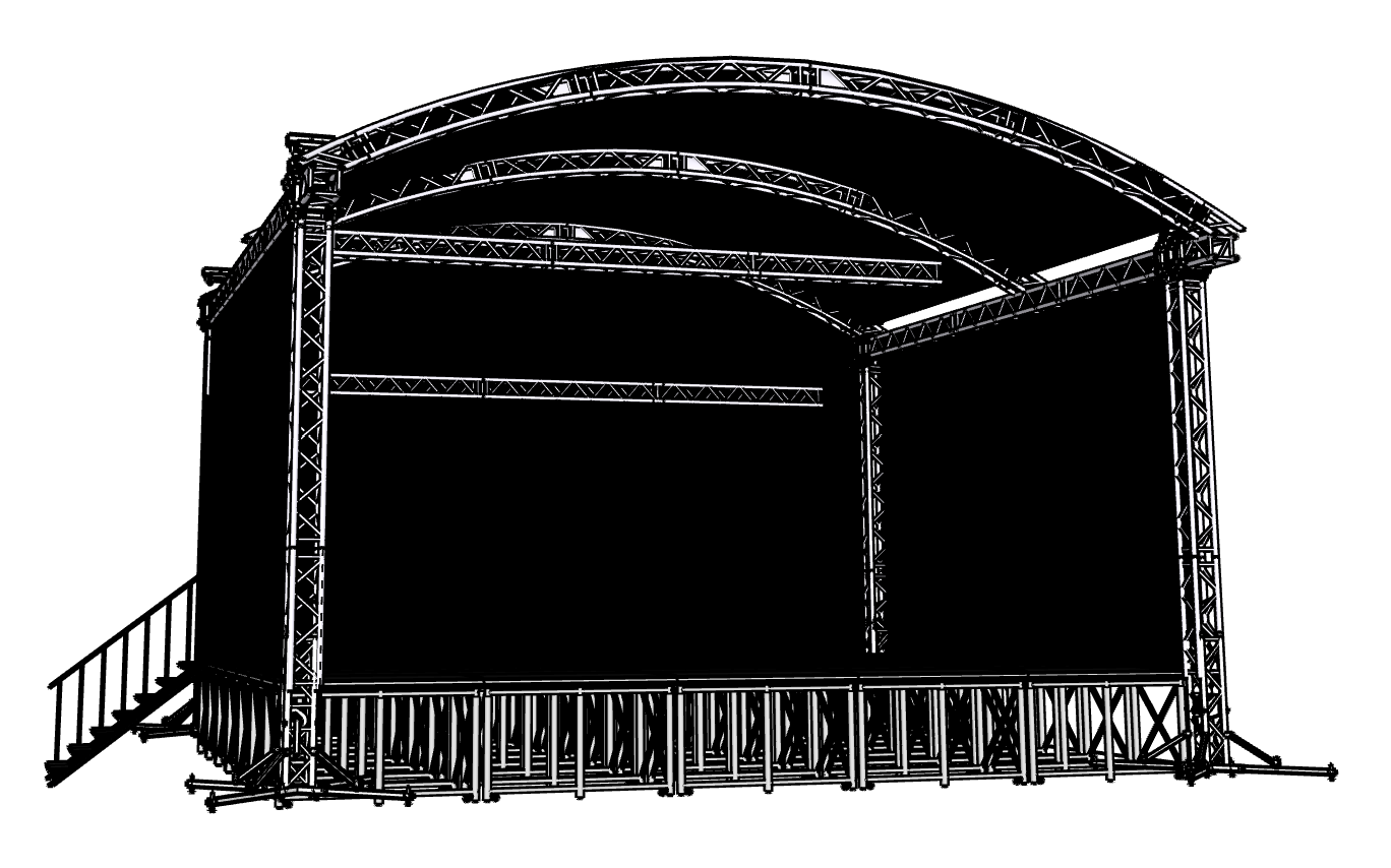 Scène complète 70m² ARCROOF