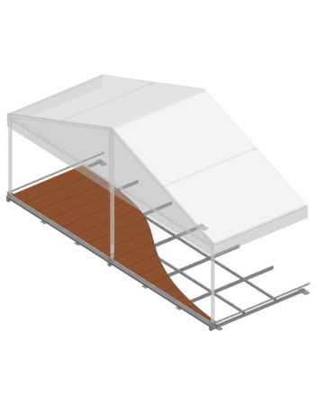 Tente de réception 10x5 avec plancher