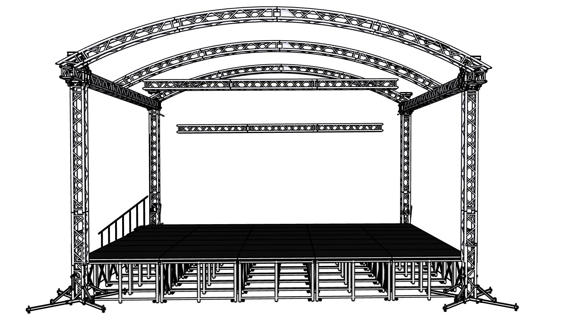 Scène complète 70m² ARCROOF