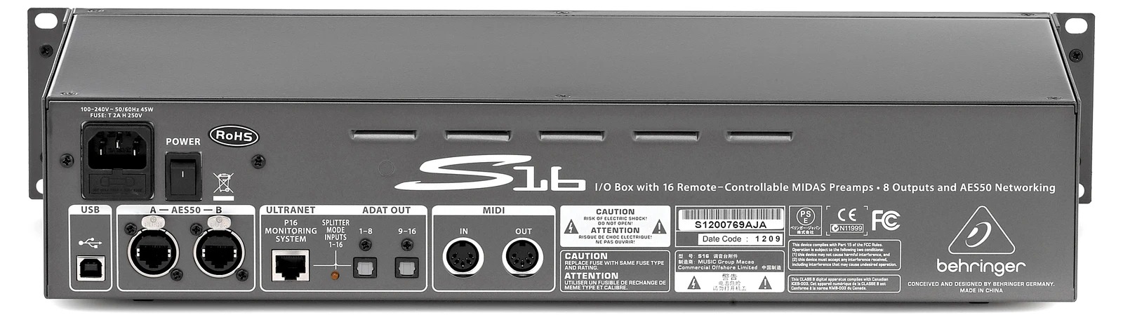 Behringer S16 STAGEBOX