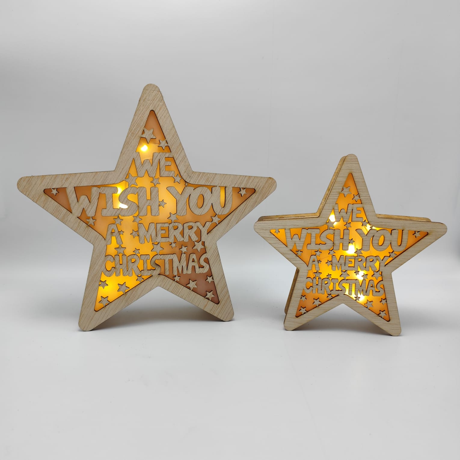 Leuchtende Weihnachtssterne