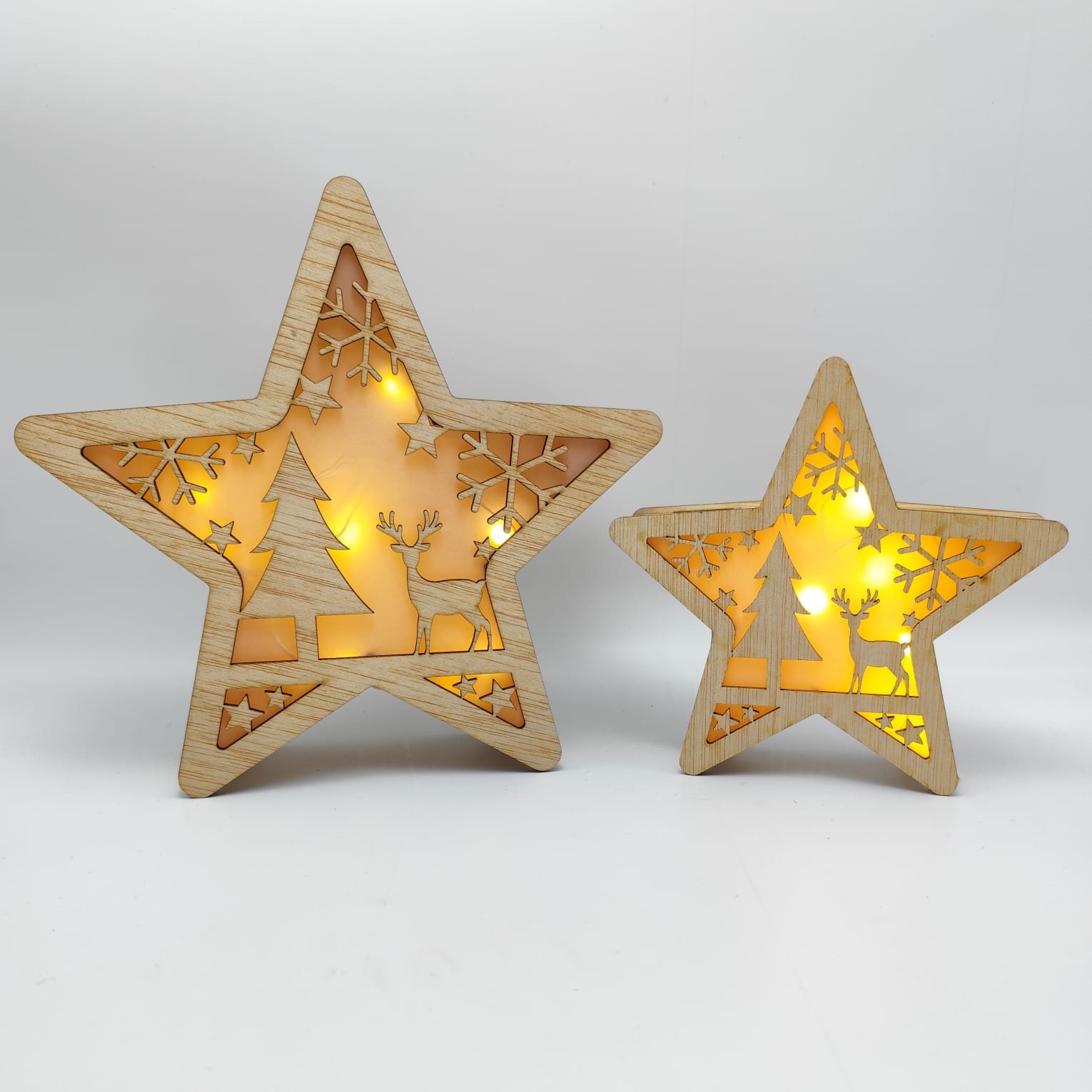 Leuchtende Weihnachtssterne