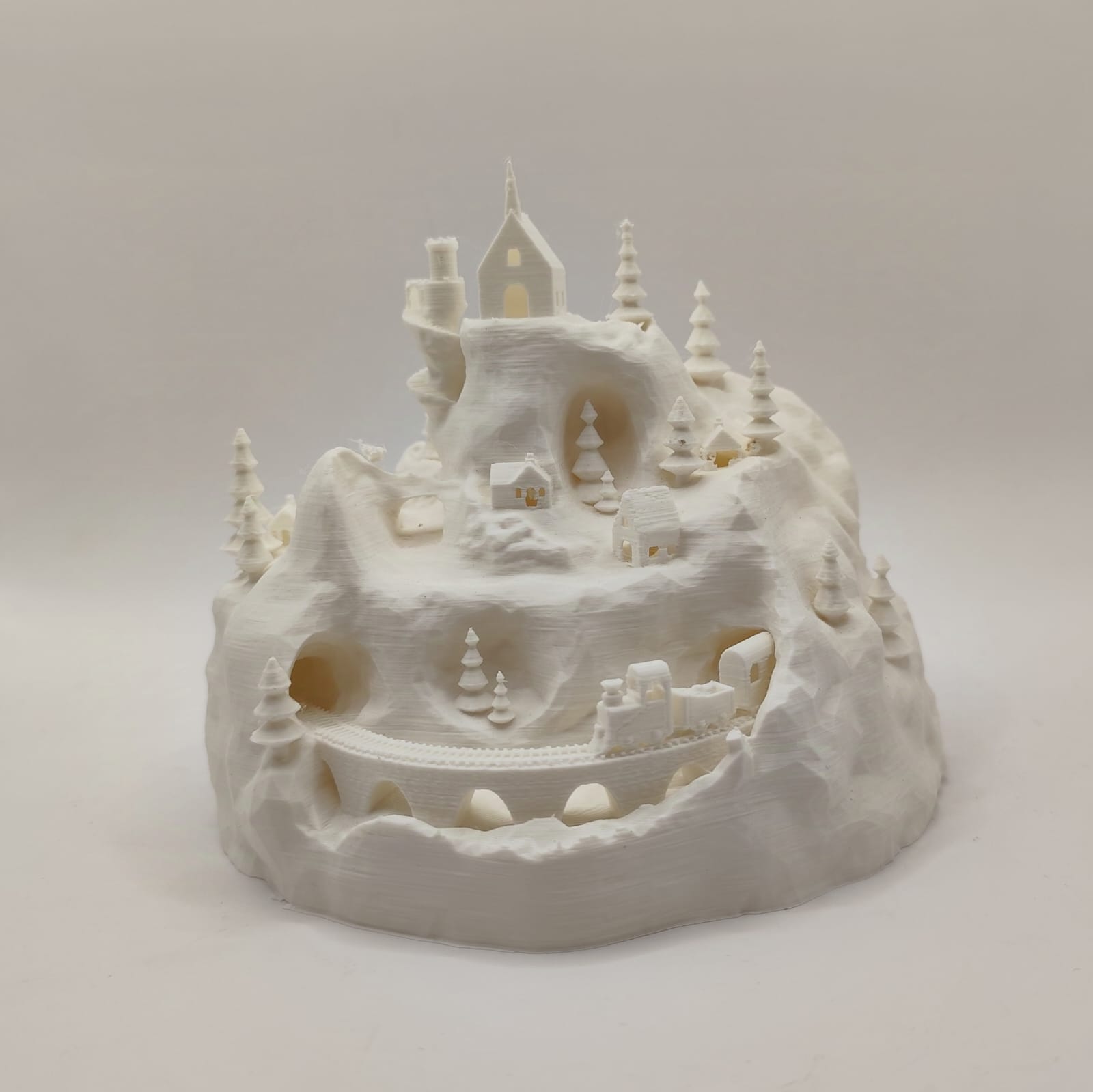 Weihnachtsdorf aus 3D Druck