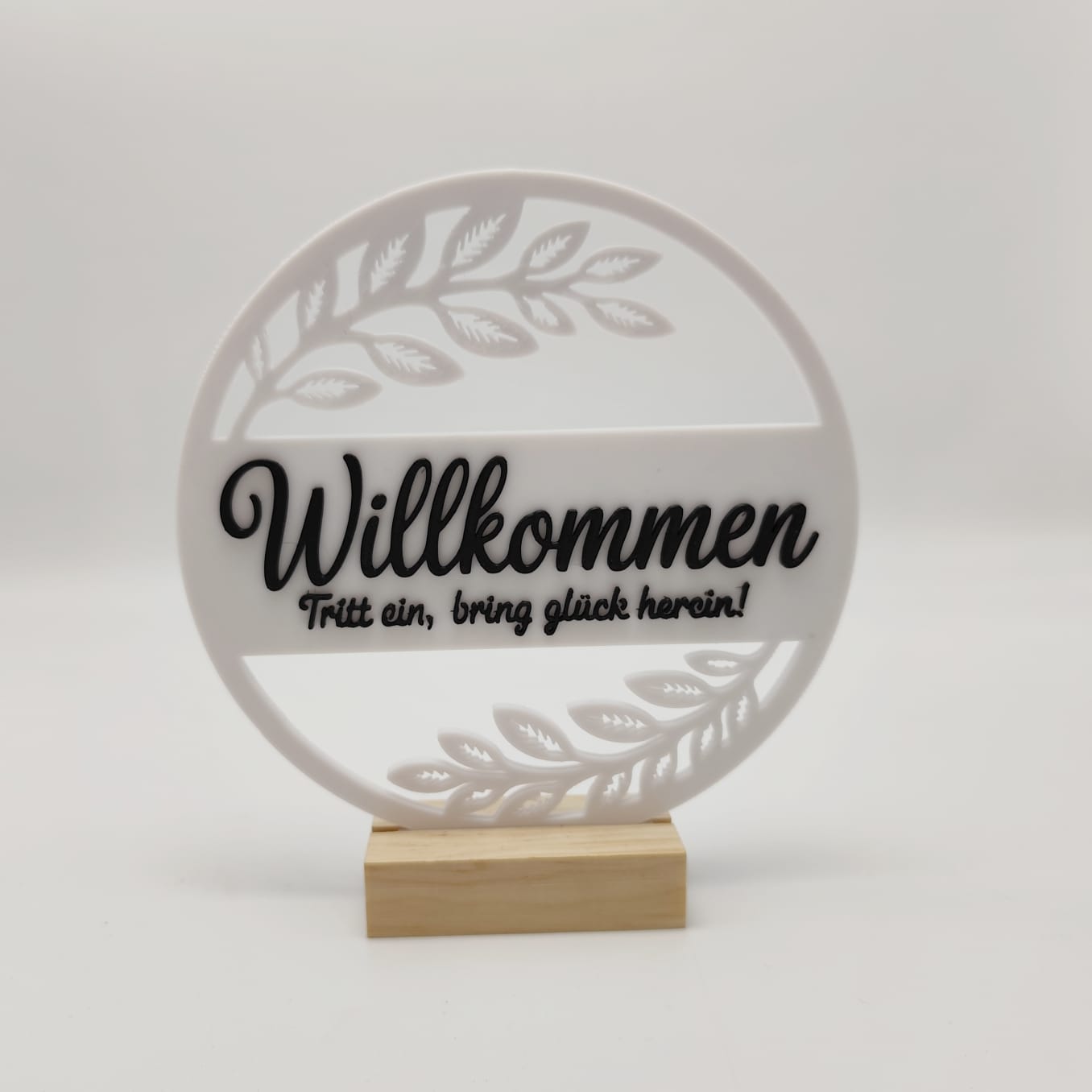Willkommensschild