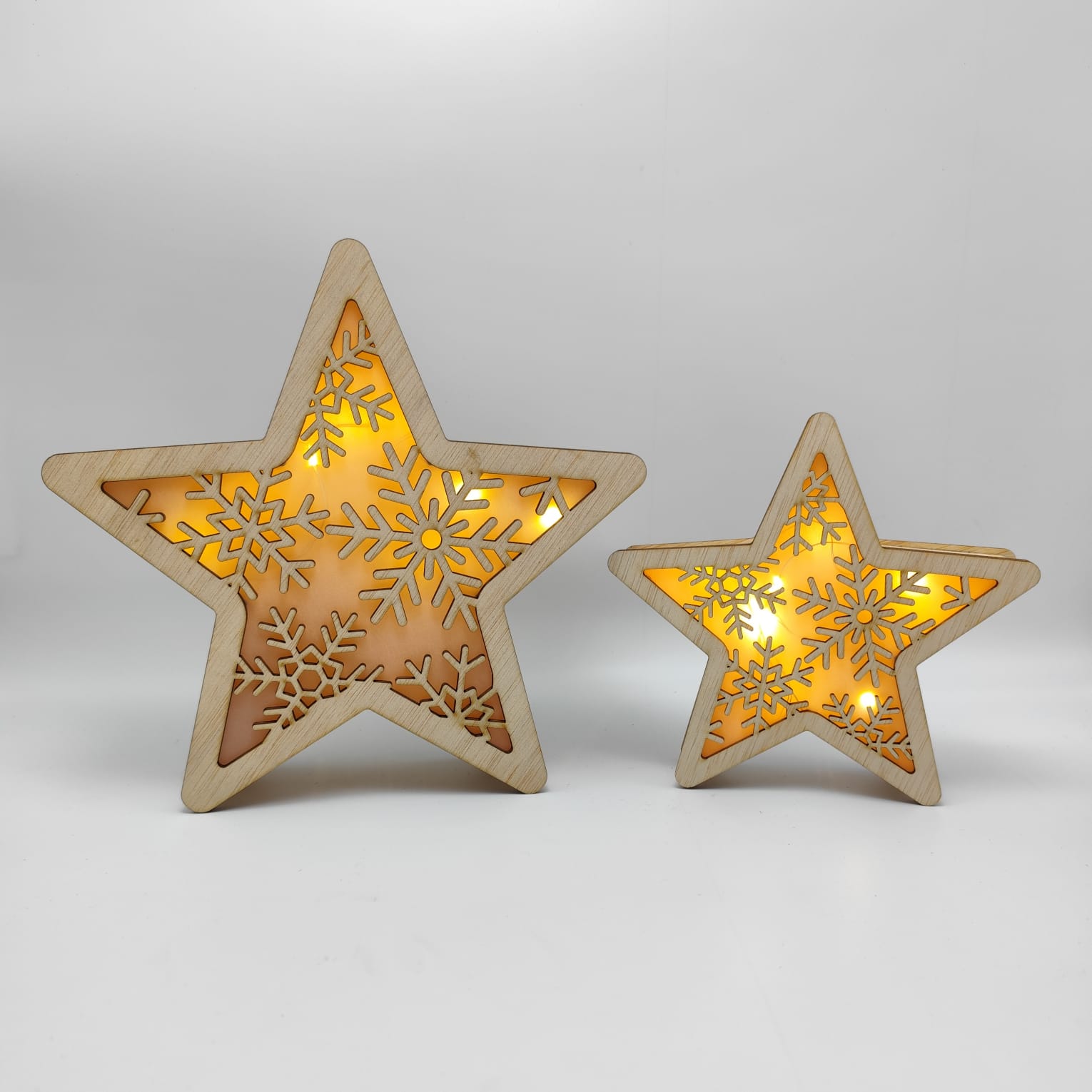 Leuchtende Weihnachtssterne