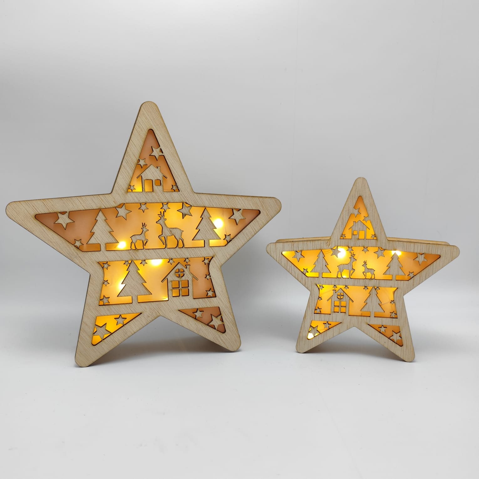 Leuchtende Weihnachtssterne