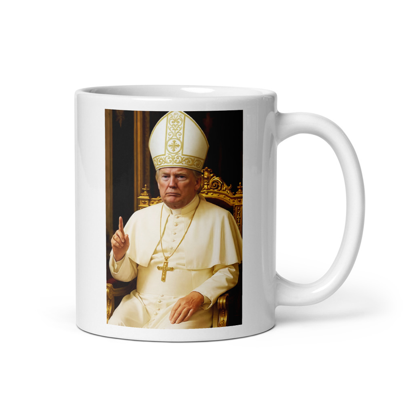 POTUS Pope White Glossy Coffee Mug