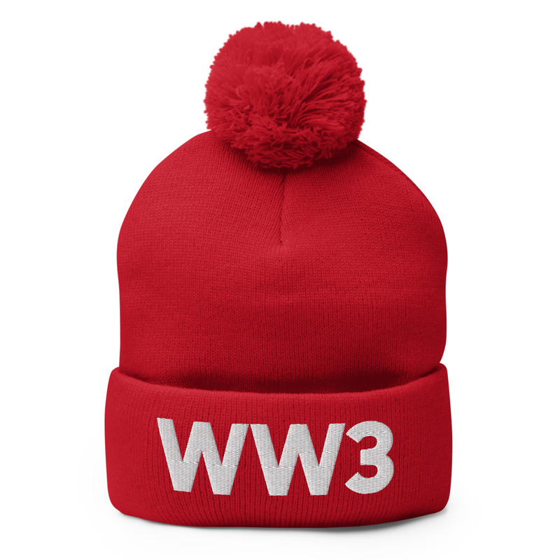 WW3 Pom-Pom Beanie