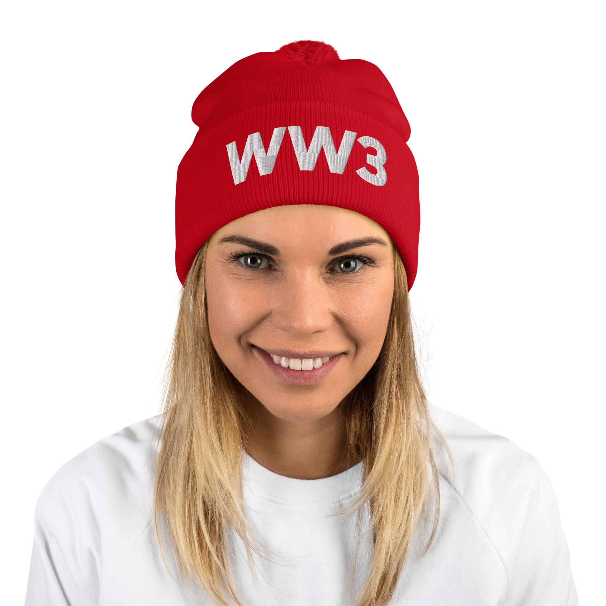 WW3 Pom-Pom Beanie