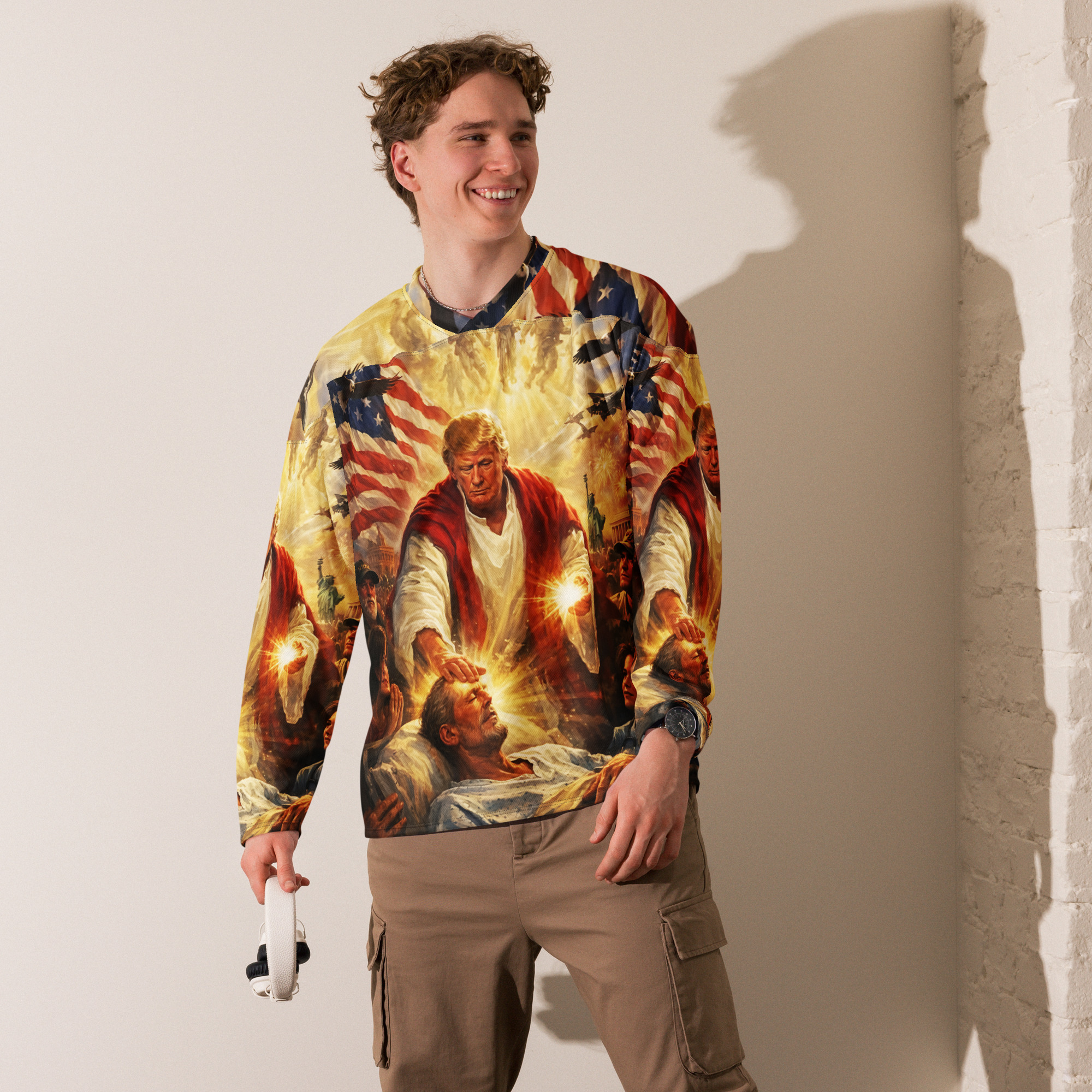 Jesus POTUS Hockey Fan Jersey