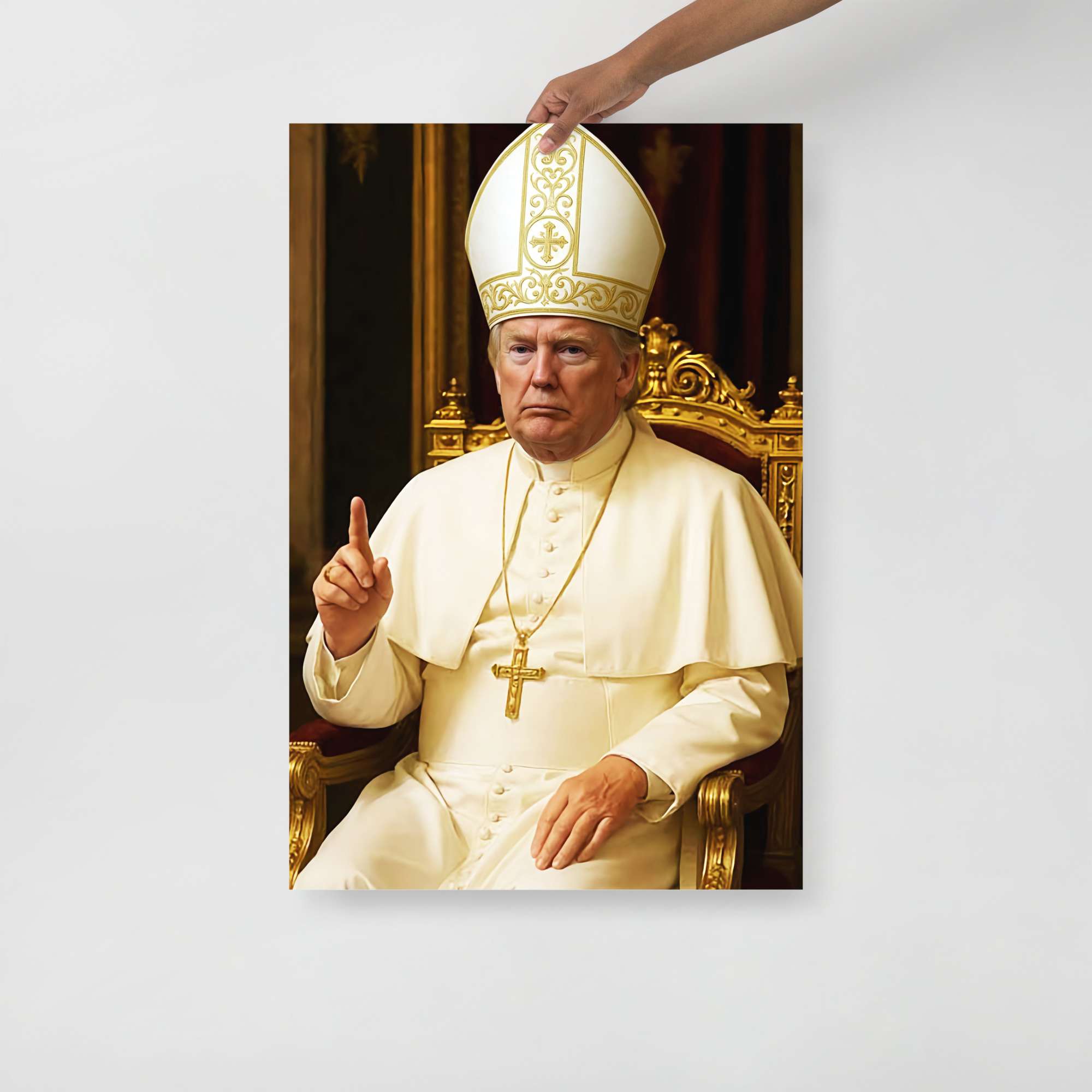 POTUS Pope Poster