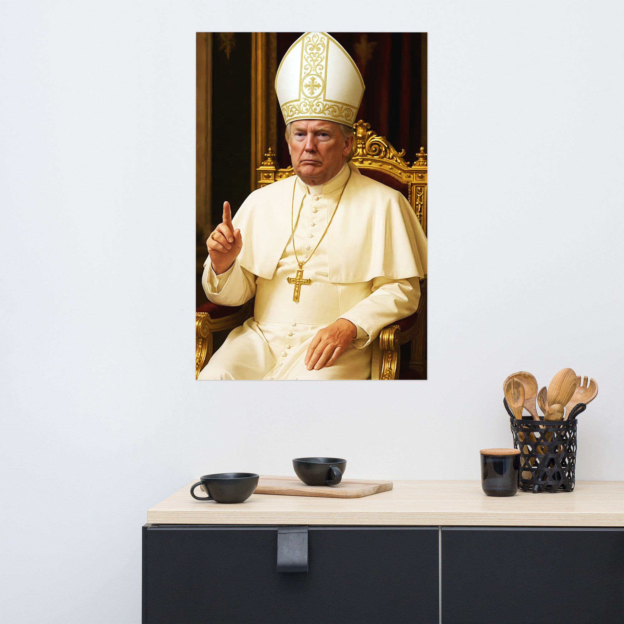 POTUS Pope Poster