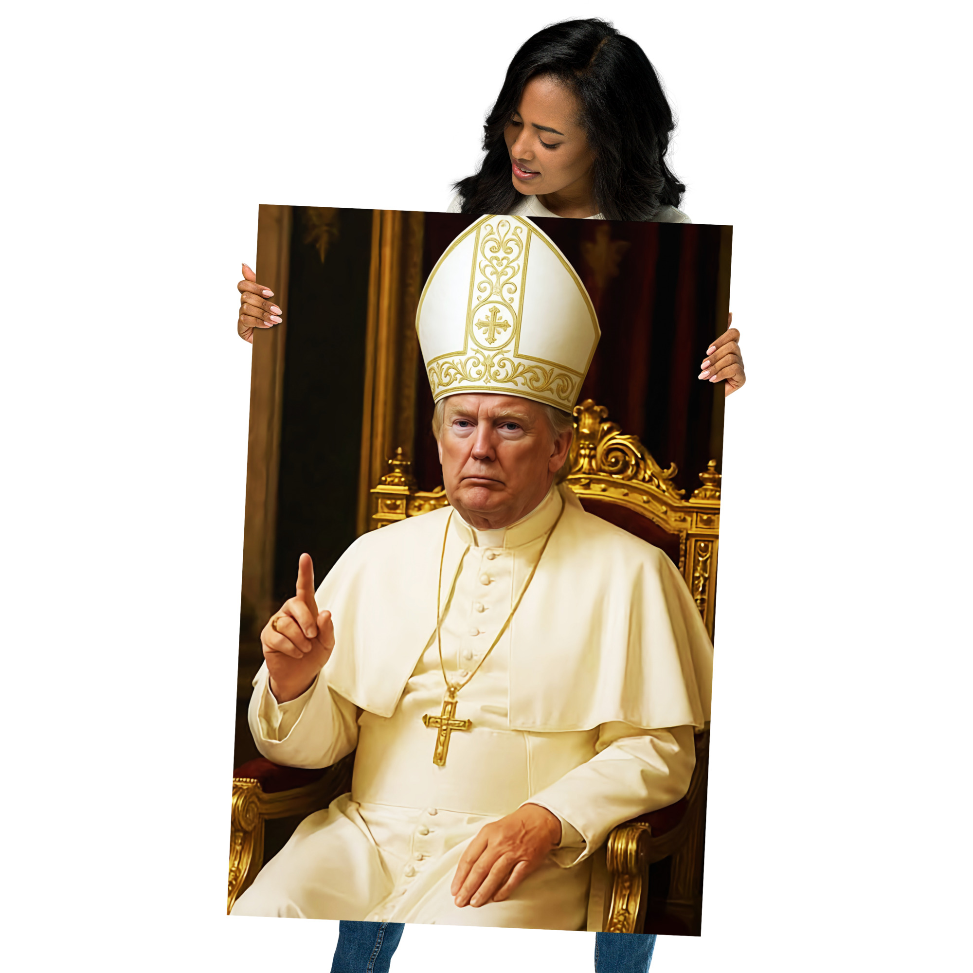 POTUS Pope Poster