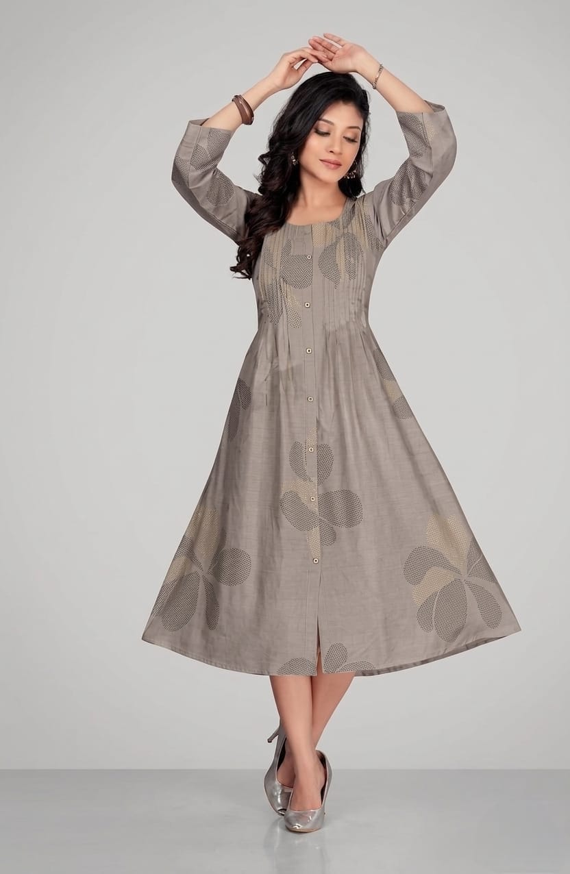 Floral Printed Kurthi